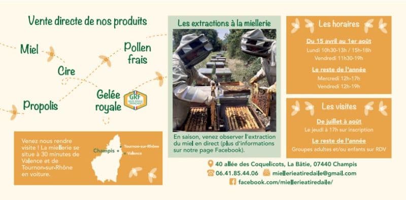 Vente à la miellerie