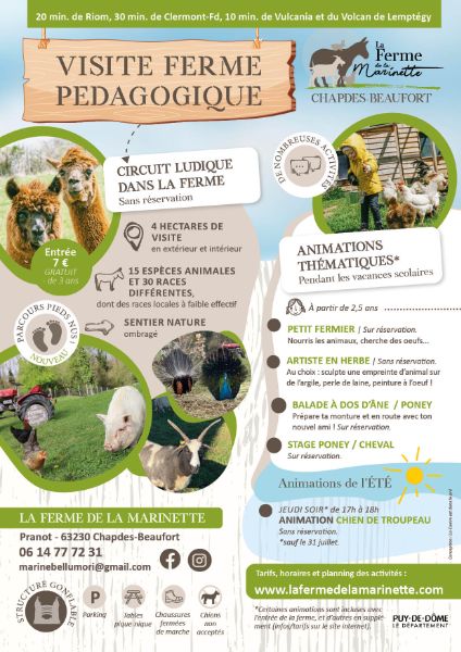 Photo de Visite ferme pédagogique
